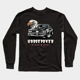 Eagle - Vintage Classic American Muscle Car - Hot Rod and Rat Rod Rockabilly Retro Collection Long Sleeve T-Shirt